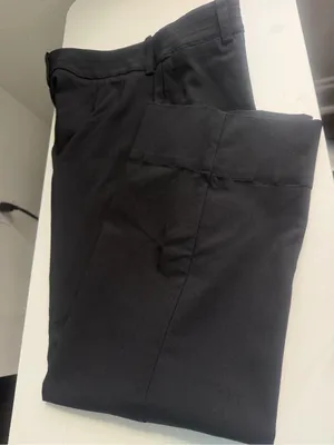 Classic Black Wide Leg Crop Dress Pants thumbnail 5