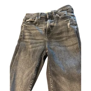 MANGO Denim Soho Black Jeans Size 2 Distressed thumbnail 3
