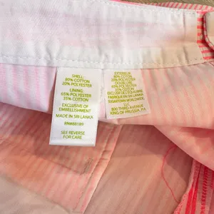 Lilly‎ Pulitzer Seersucker Callahan Shorts Lobster Applique Pink Cosmo Striped 0 thumbnail 4