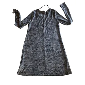 Gap Womens Metallic Silver Black Shimmering Glitter Baby‎ Doll Dress Size M thumbnail 3