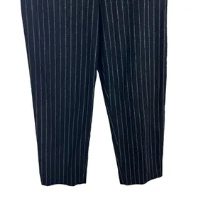 Aritzia Wilfred Wool Cashmere Pinstripe High Rise Trouser Pants 6 thumbnail 4