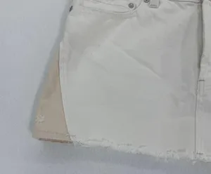 We the Free by Free People Ivory Patched low rise Denim Mini Skirt Size 30. thumbnail 3