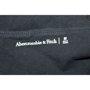 Womens Abercrombie & Fitch Black Sleeveless Square Neck Bodysuit Top Size Medium thumbnail 3