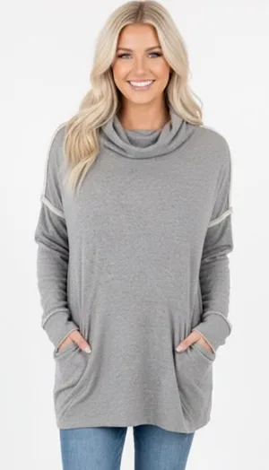 We the Free grey top size medium thumbnail 1