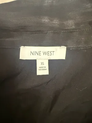 Nine West Black Button Shirt thumbnail 2