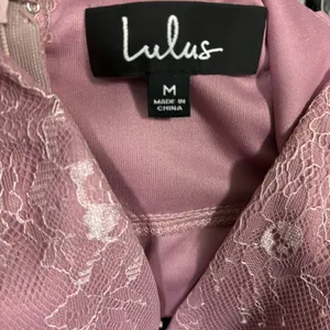 Lulus Womens Fueled By Love Mauve Purple Lace Skater Dress Size Medium thumbnail 7