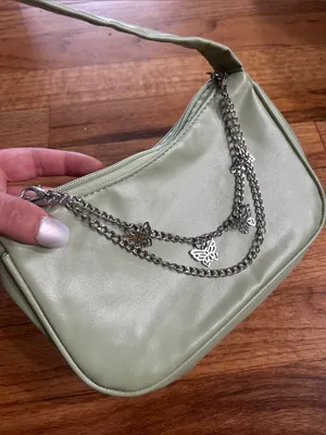 Bag For Love- Light Green Butterfly Chain Shoulder Bag thumbnail 5
