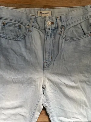 Madewell The perfect vintage Jean Sz 26 high rise light wash Straight-Leg Jeans thumbnail 4