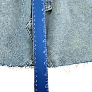 Free People We The Free East of Eden Belted Jean Mini Denim Skirt Distressed 28 thumbnail 7