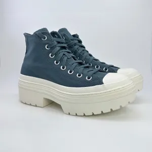 Converse Chuck Taylor All Star Lugged Heel High Top 8.5 Teal Platform A10619C thumbnail 2