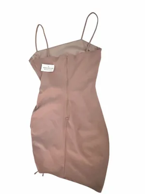 Windsor Glam Life Ruched Mini Dress in Dusty Rose Size L NWT thumbnail 3