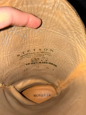 Stetson Cowgirl Boots Women’s Brown Leather Pointed Toe Heeled 7.5 thumbnail 8