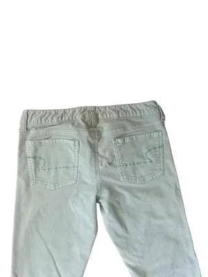 American Eagle super stretch women's mint green jegging with pockets size 8 reg thumbnail 4