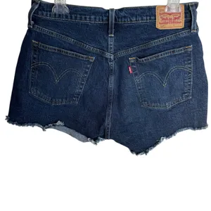 Levi's 501® Original‎ High Rise Denim Dark Wash Shorts Sz 32 thumbnail 6