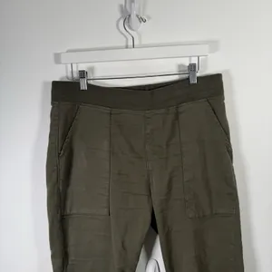 Du/Er No Sweat Everyday Pant Pull On Laurel Green Travel 27" Womens Medium thumbnail 3