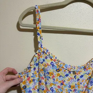Rails Size S Small Adalyn Midi Dress Papaya Flowers Button Front Sundress thumbnail 6