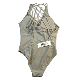 Antiqua Swim NWT Size Large One Piece Stretch Deep‎ V Beach Pool Travel Swimsuit thumbnail 4