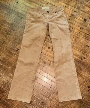 J Crew tan corduroy minimalist 28S bootcut classic pants thumbnail 1