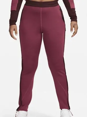 Nike Women’s Thermal Fit Training pants large maroon thumbnail 1