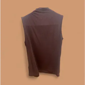 Christian Siriano Size xs sleeveless mock neck top tank top shirt 96% rayon thumbnail 3