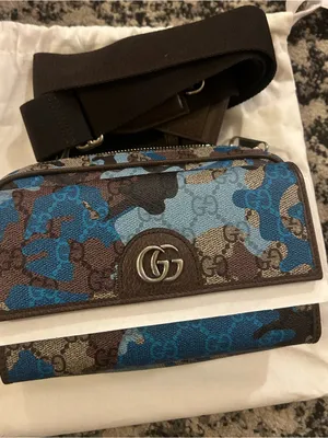 GUCCI GG Monogram Coated Marbled Fabric Shoulder Bag Crossbody Mini 855449 thumbnail 5