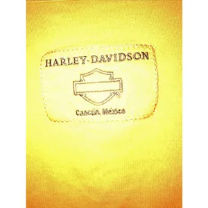 Harley Davidson Women's Large,‎ T-Shirt Top Orange Short Sleeve Cancun Mexico thumbnail 5