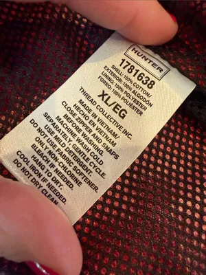 Hunter Ladies Water Resistant Cotton Smock Rain Jacket Size XL - C11-694 thumbnail 8