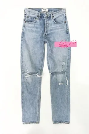 Jamie High Rise Shakedown Destroyed Distressed Hi-Waist Ripped Jeans 25 thumbnail 11