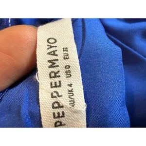 Peppermayo Hey Dream Girl Cobalt Blue Bustier Corset Top Size 0-XXS thumbnail 7