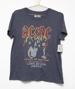 Lucky Brand AC/DC‎ Band Graphic T Shirt Large thumbnail 1