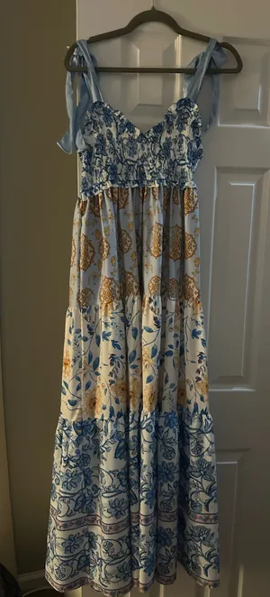 Amazon Tie Strap Dress thumbnail 1