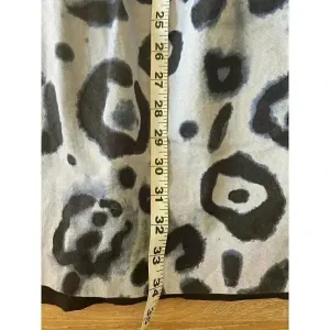 Vince Camuto Blue Leopard Cotton Dress‎ Size 10 thumbnail 10