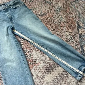 7 For All Mankind Logan Frost Stovepipe Jean with Fold Up Hem Size 26 thumbnail 7