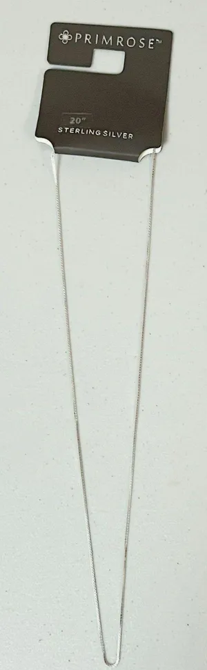 20” Inch Sterling Silver Necklace Chain NWT⛓ thumbnail 2