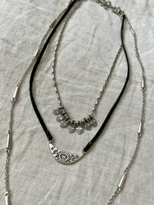 Lucky Brand Layered Bohemian Necklace thumbnail 6