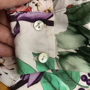 Zara White‎ Floral Women's Small Cottagecore Garden Dragonfly Print Shift Dress thumbnail 9