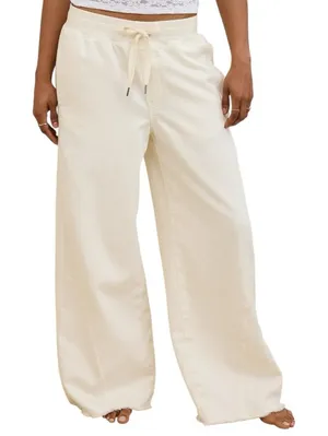 Aerie NWT Women’s Size XL Cream Ivory Natural Soft Landing Trousers Sweatpants thumbnail 1