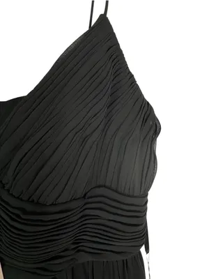 NWT Mac Duggal Ieena 70099 Faux Wrap Black Formal Dress Size XS thumbnail 6