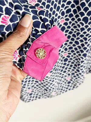 LILLY PULITZER | Pink and Blue Silk Mini Shift Dress Sz 2 thumbnail 4