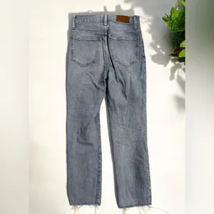 Madewell The Perfect Vintage Jean Medium Wash Distressed High Rise Size 24 thumbnail 2