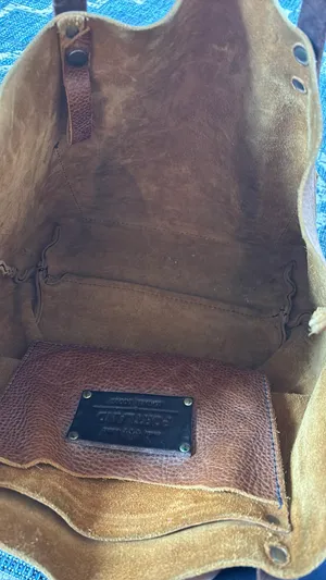 Portland Leather Large Tote Brown thumbnail 6