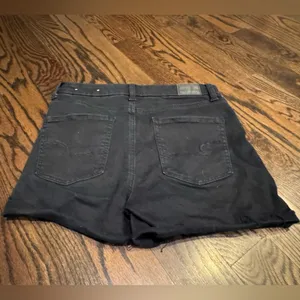 American Eagle Outfitters Curvy Hi Rise Black Jean Shorts thumbnail 5