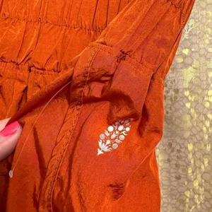 Free People Movement The Way Home Shorts Burnt Orange Small NWOT thumbnail 5