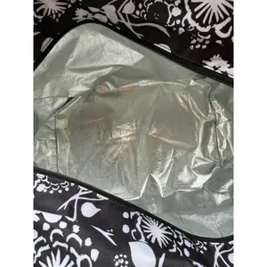 Thirty One Discontinued Floral Brushstroke Party Thermal Insulated Cooler Bag thumbnail 5