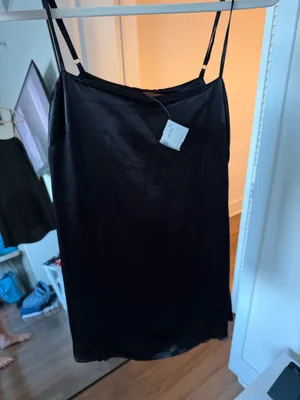 Black Silk Mini Dress thumbnail 3