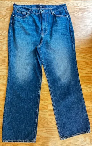 Veronica Beard 100% Cotton Woman’s Straight-Leg Indigo Jeans Size 32 thumbnail 1