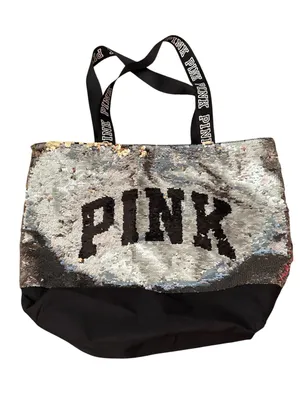 PINK Victoria’s Secret Sequin Tote Bag thumbnail 1