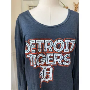 MLB Detroit Tigers Long Sleeve Scoop Neck T-shirt XL thumbnail 2