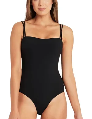 Sea Level Swim Australia -‎ Eco Essentials High Leg Bandeau One Piece thumbnail 1