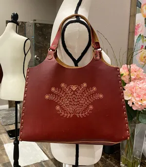 Roxy Quicksilver Leather Handbag Tote Purse thumbnail 1